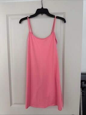 J. Crew Pink Spaghetti-Strap Athletic Dress